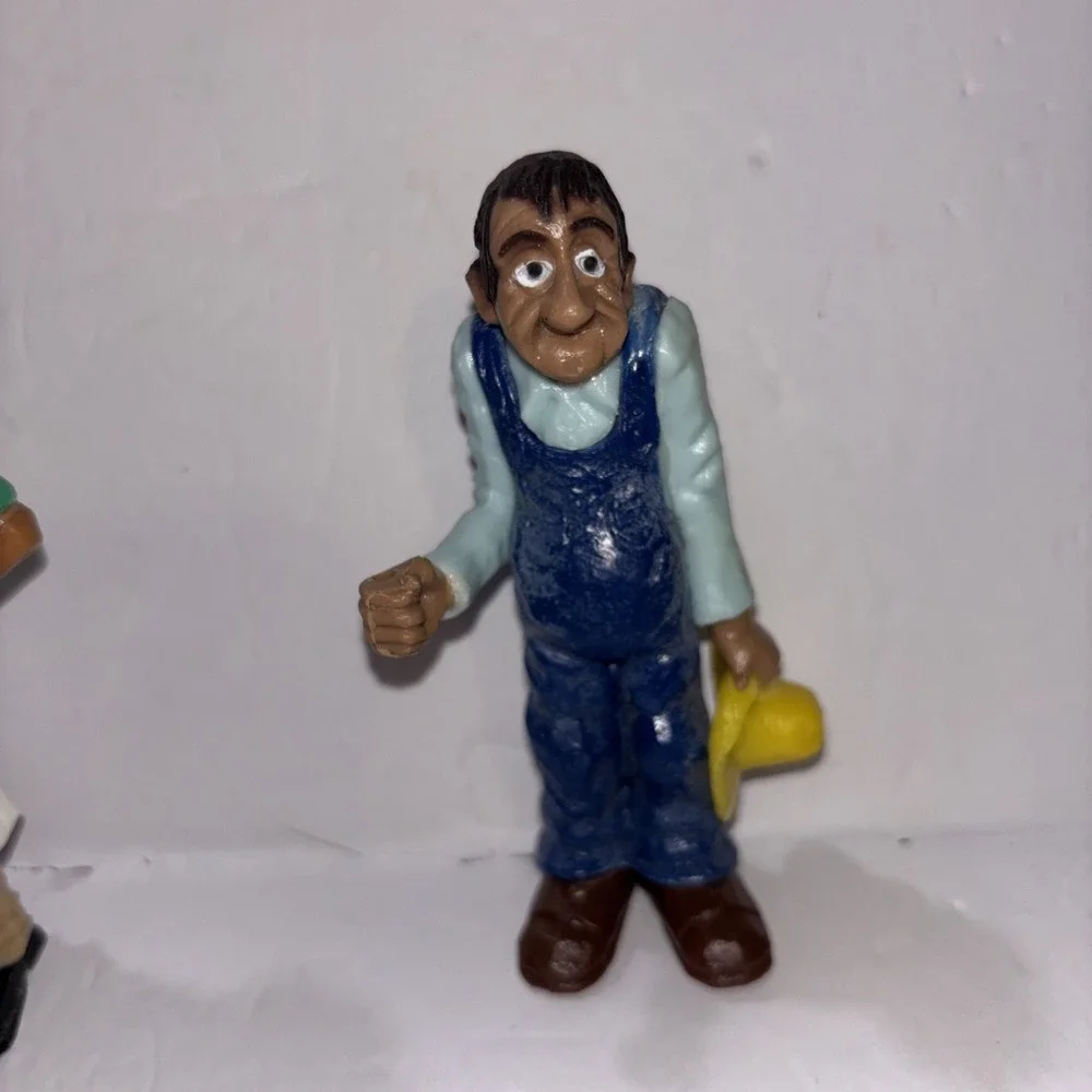 Vintage Wilton & Other Cake Topper Figure Lot Dad Grand Father Lot Of 3